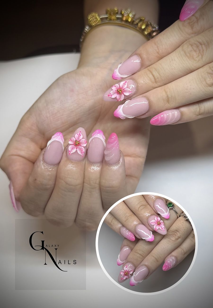 Pink French daisies