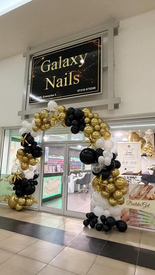 Galaxy Nails shop front in Bradford